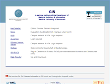 Tablet Screenshot of gin.i-med.ac.at